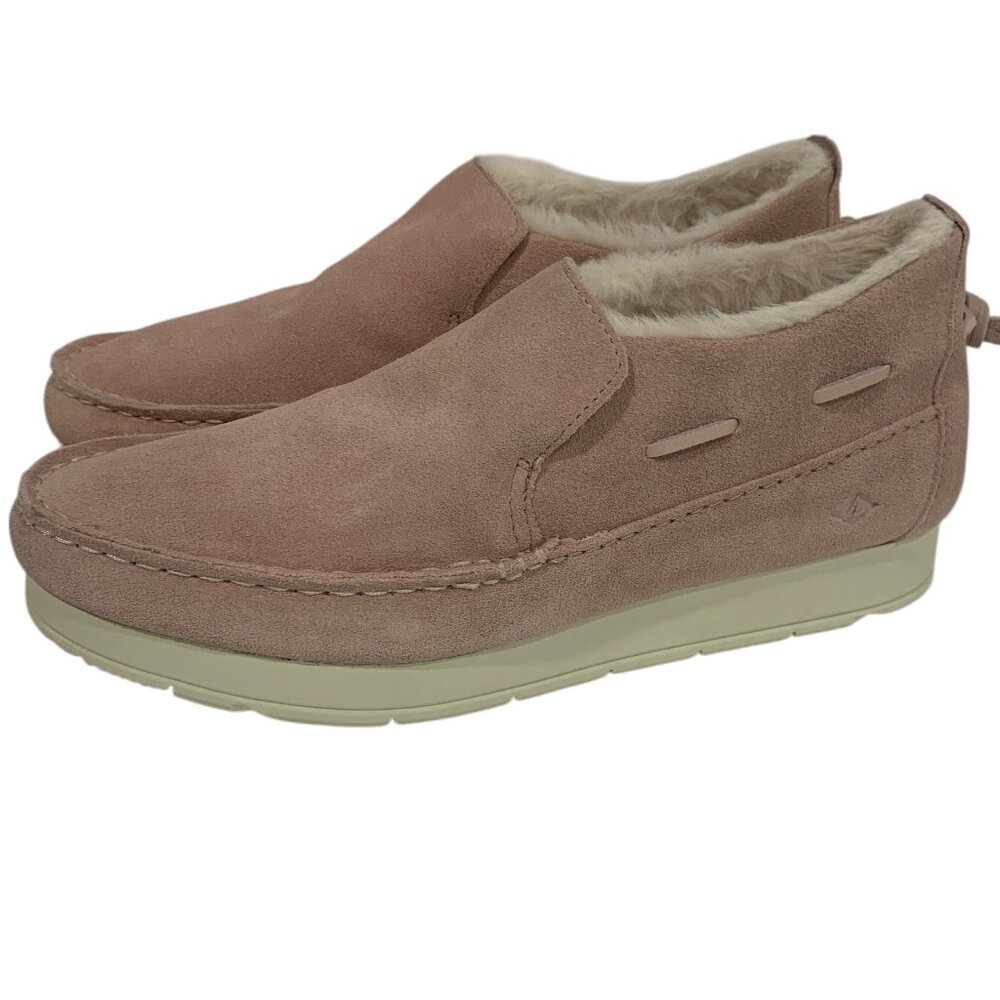 Sperry MOC Sider Women's Suede Blush Pink Shoes Size 9